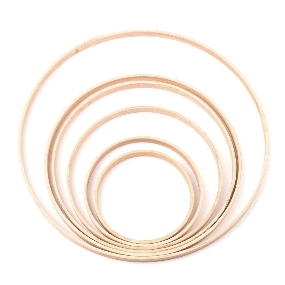 Wood Ring Blank - 10Pcs 10/12/15/18/20/26cm okrągły pierścień drewniany pierścień