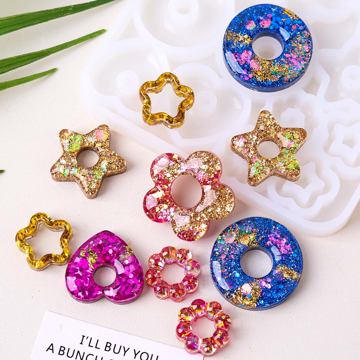 Resin Craft Ideas - Wielofunkcyjna Silikonowa Forma do Biżuterii DIY