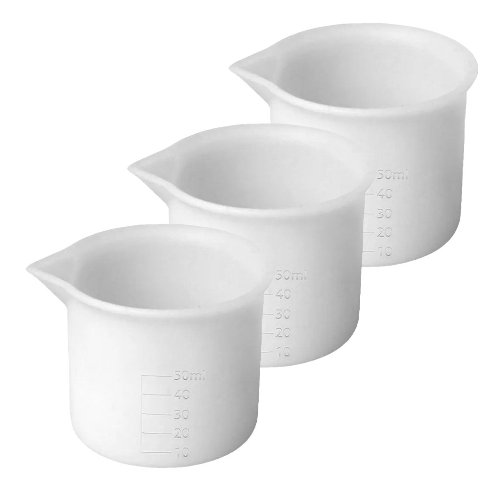 Mixing Cup Silicone - 3 sztuki silikonowych kubków mierniczych o