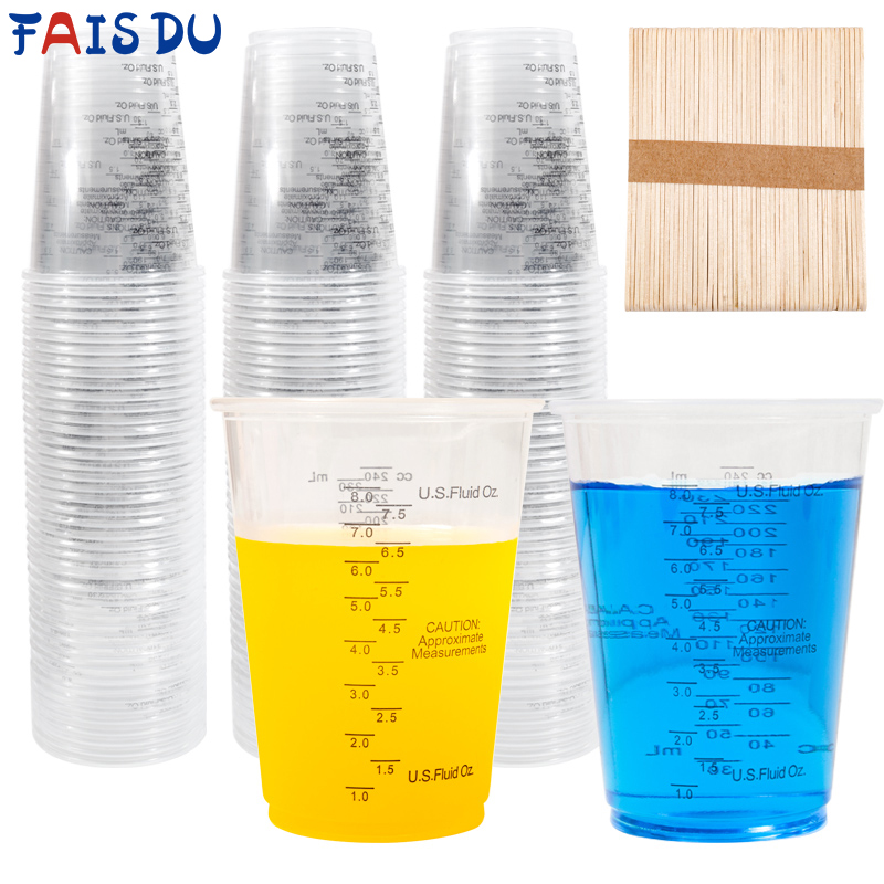 Mixing Cup Silicone - FAIS DU 8 uncji Jednorazowe kubki