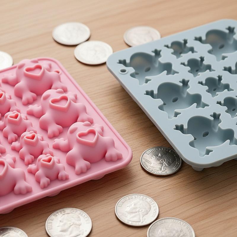 Silicone Mold Tray - Forma silikonowa żaby, forma do czekolady