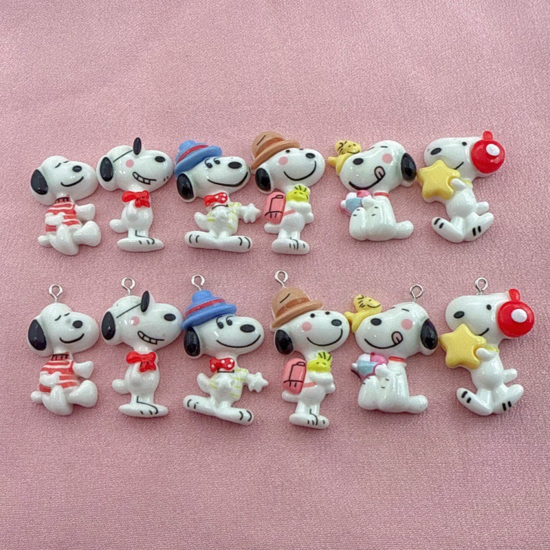 Resin Craft Projects - 10 szt. żywicznych zawieszek w kształcie