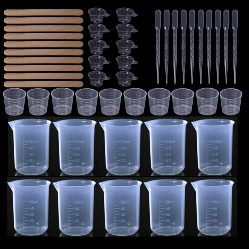 Mixing Cup Silicone - Zestaw narzędzi żywicy epoksydowej wielokrotnego użytku