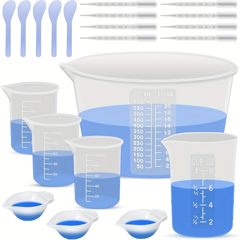 Mixing Cup Silicone - Silikonowe kubki do mieszania żywicy, miseczki