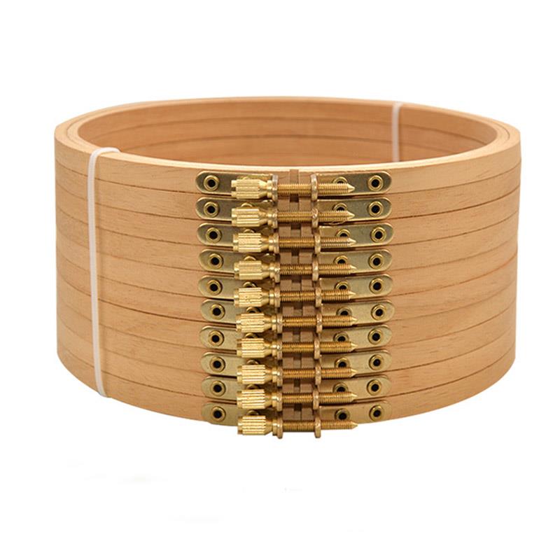 Wood Ring Blank - 1 szt. Wysokiej jakości drewniany tamborek