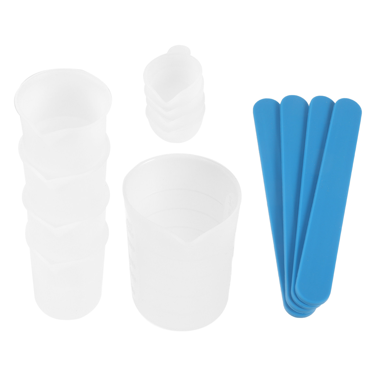 Mixing Cup Silicone - Zestaw do mieszania żywicy epoksydowej: silikonowe