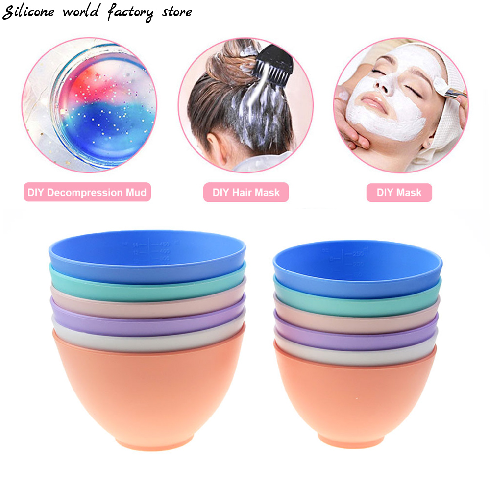 Mixing Cup Silicone - Silikonowy świat 250/450ML maska silikonowa miseczki