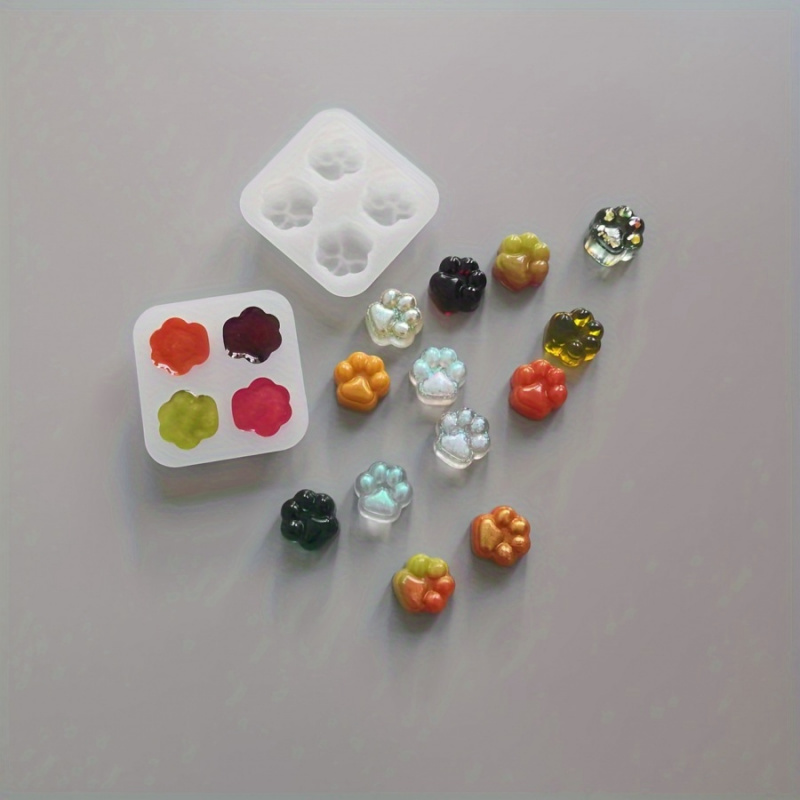 Resin Craft Ideas - Zestaw silikonowych form z wzorem kociej