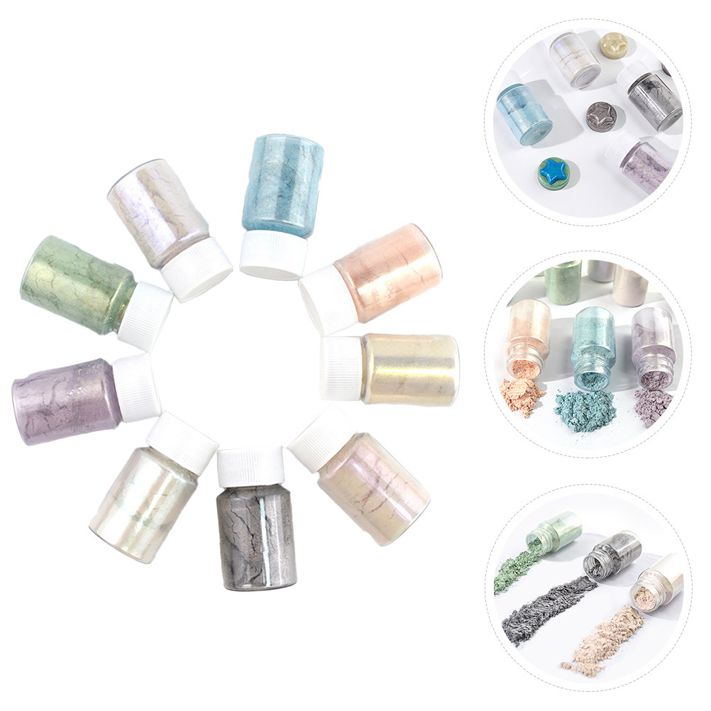 Resin Pigment Set - 9-częściowy zestaw wysokiej jakości pigmentów mikowych,