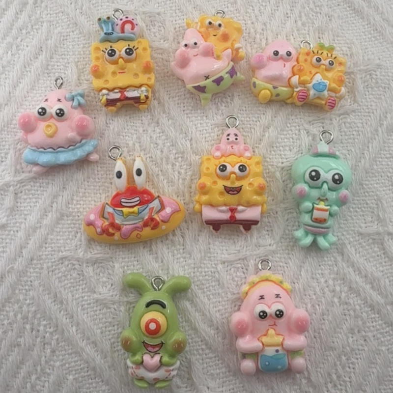 Resin Craft Projects - 10 szt. zawieszek z żywicy z