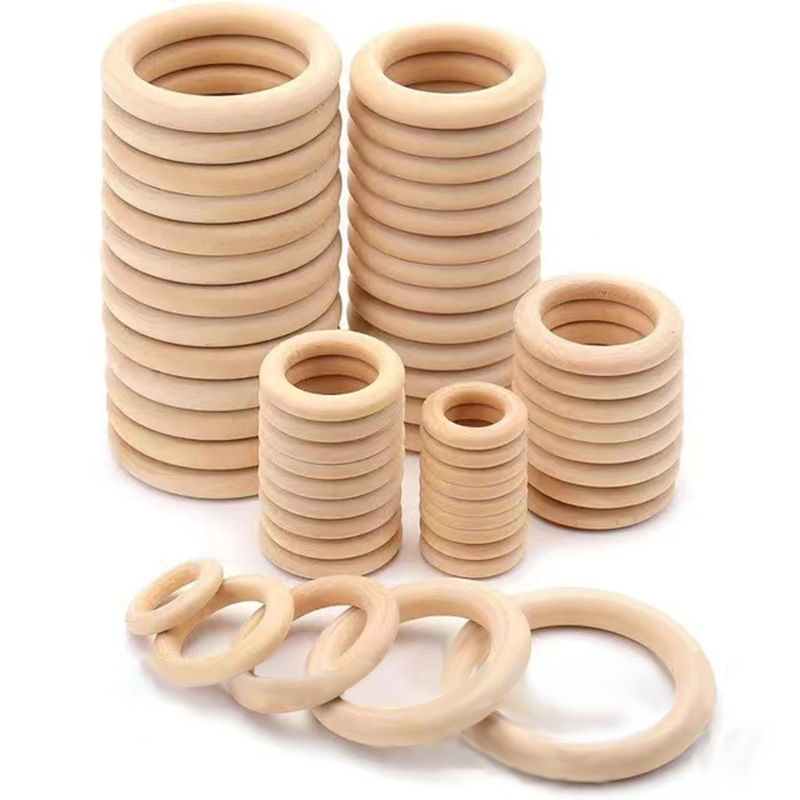 Wood Ring Blank - Drewniane pierścienie drewniane obręcze do rękodzieła