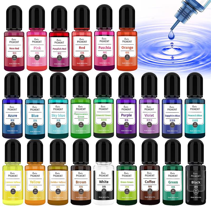 Resin Dye Alcohol - 24 kolor Art Ink alkohol żywica