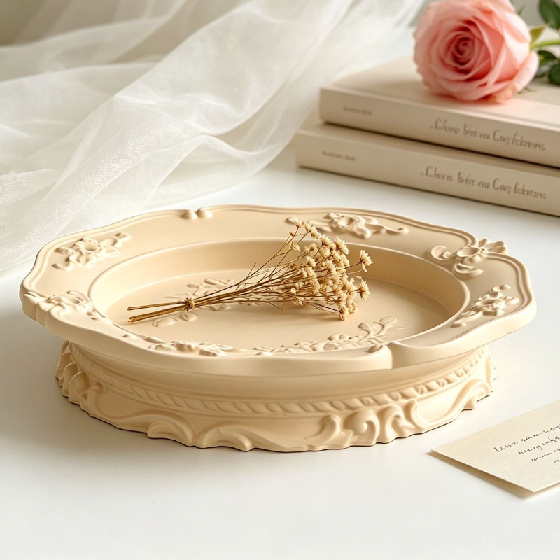 Elegancka, vintage'owa forma s – Coaster Mold Round recenzja i cena