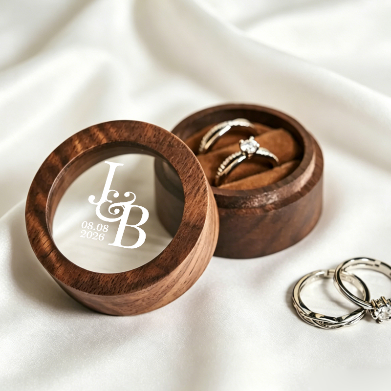 Personalizowane drewniane pude – Wood Ring Blank recenzja i cena