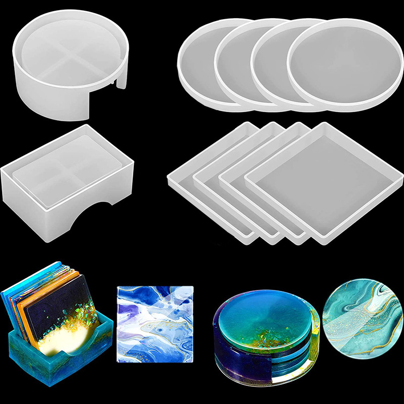 5 sztuk/zestaw Formy silikonow – Coaster Mold Round recenzja i cena
