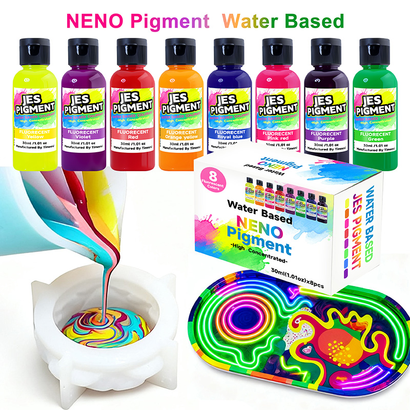 8 kolorów/zestaw pigmentów flu – Resin Pigment Set recenzja i cena