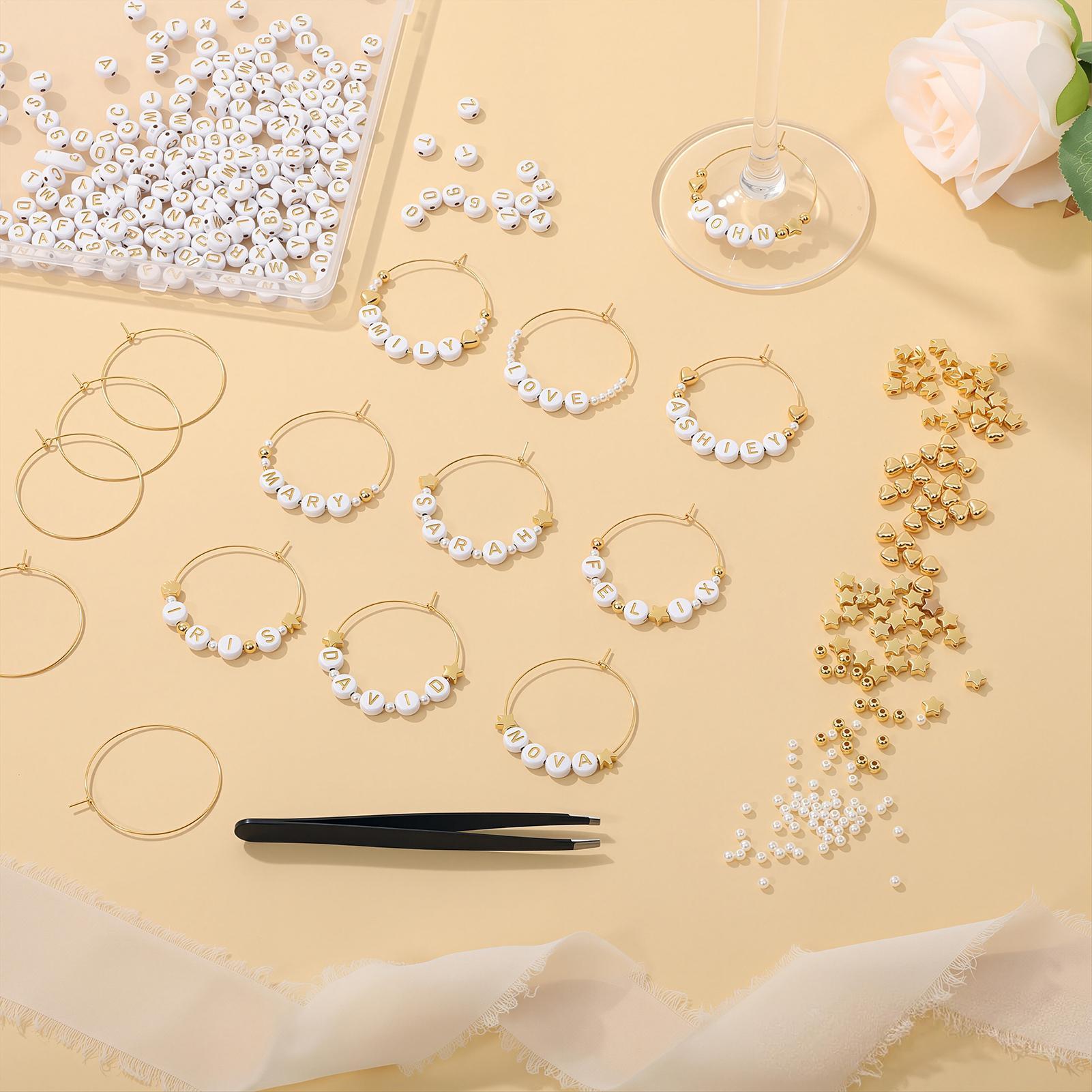 Ozdoby do kieliszków z koralik – Resin Crafts recenzja i cena