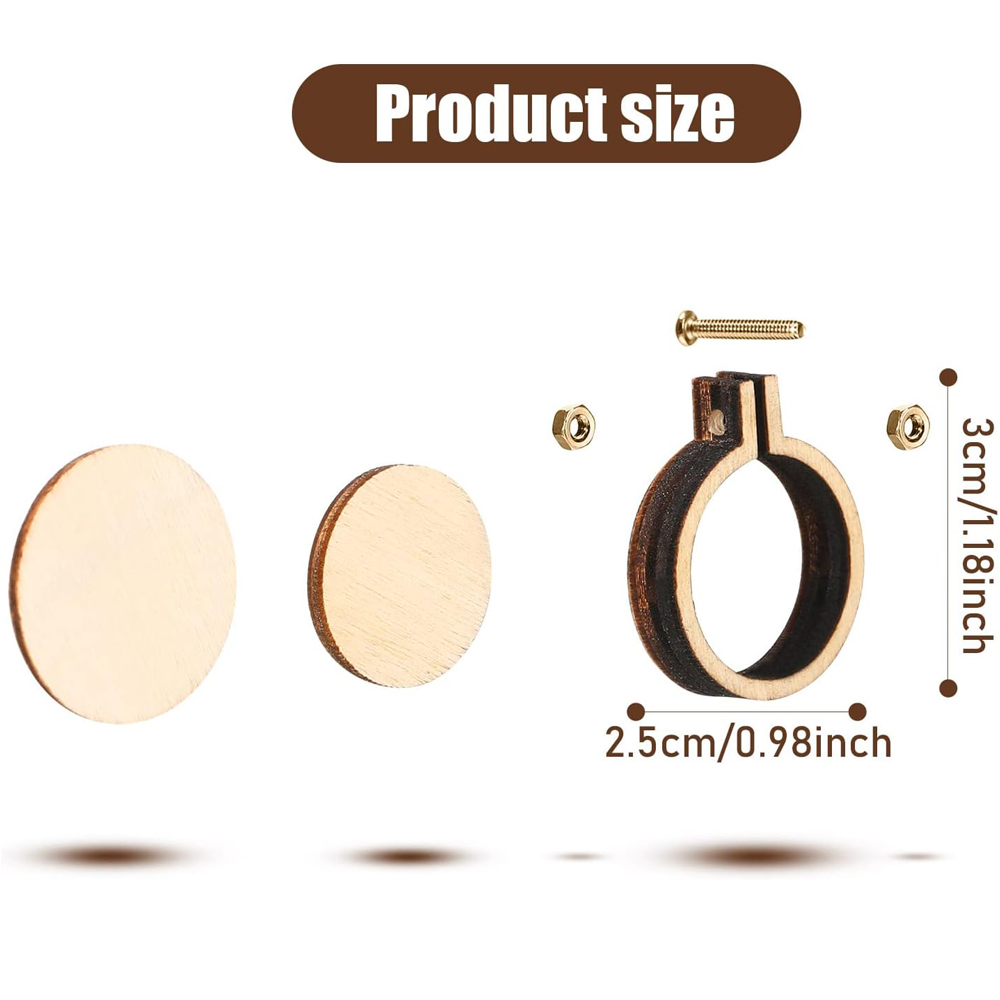 10 sztuk/zestaw drewniane Mini – Wood Ring Blank recenzja i cena