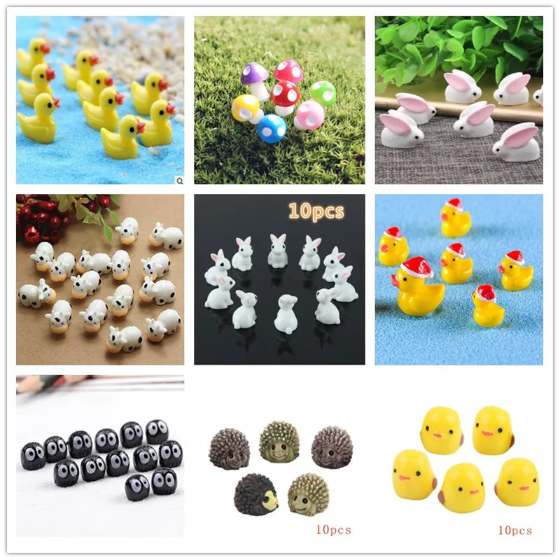 10 sztuk/jeż i krowy/Cute Anim – Terrarium Moss Art recenzja i cena