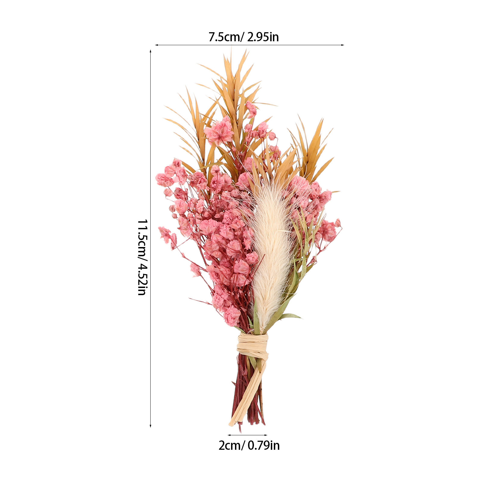 3 szt. Mini Suszone Kwiaty Buk – Dried Flower Bulk recenzja i cena