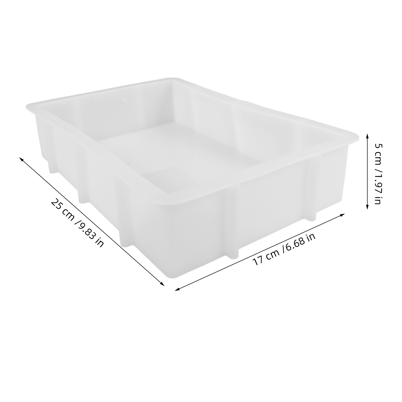 Duża prostokątna forma silikon – Silicone Mold Tray recenzja i cena