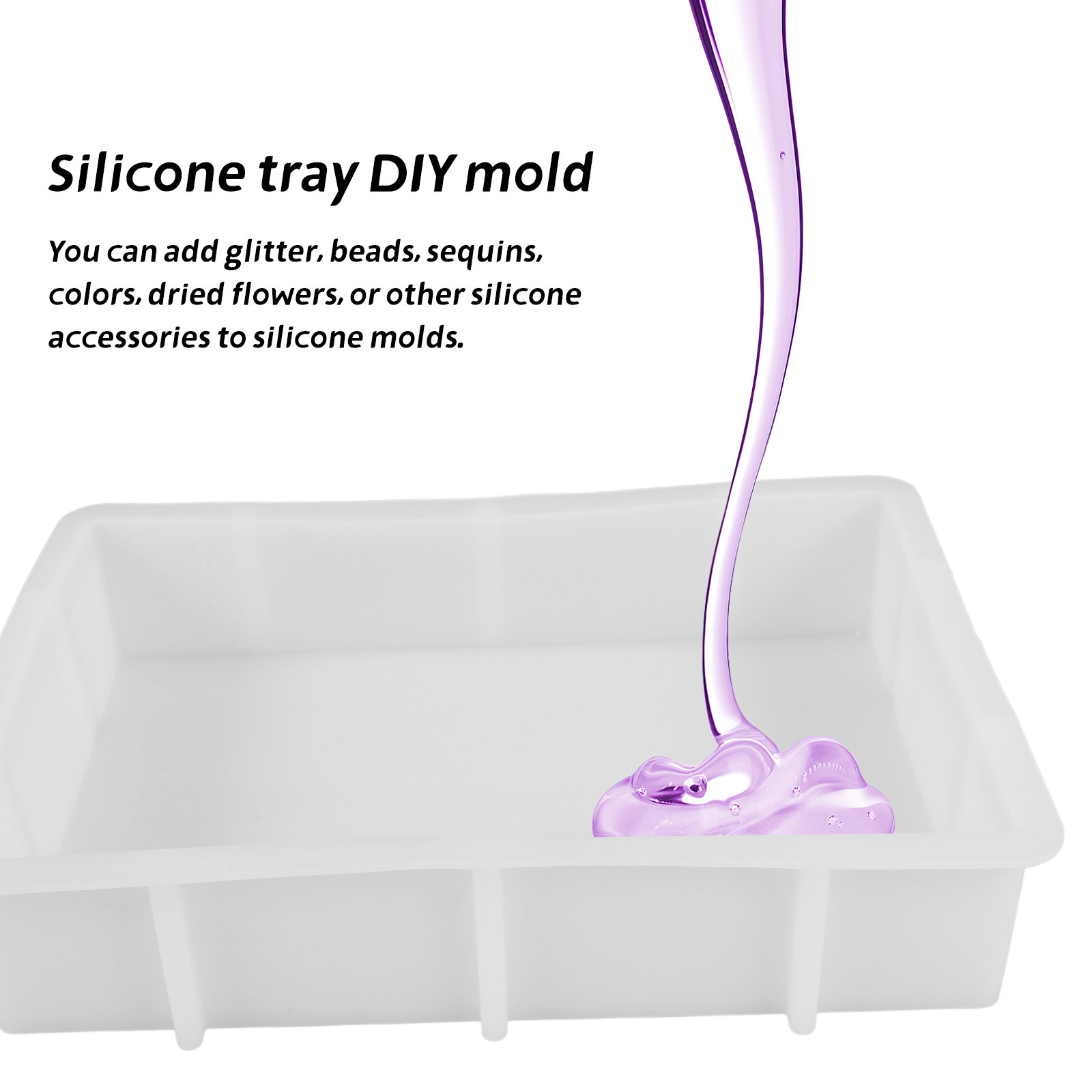 Duża prostokątna forma silikon – Silicone Mold Tray recenzja i cena