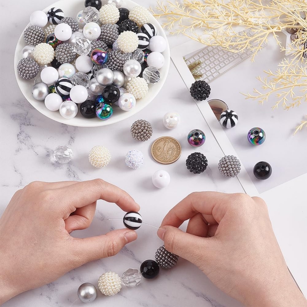 106 sztuk masywnych koralików  – Resin Crafts recenzja i cena