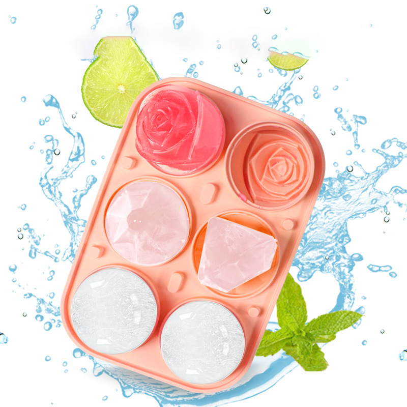 3D Rose Diamond Round Ice Cube – Coaster Mold Round recenzja i cena