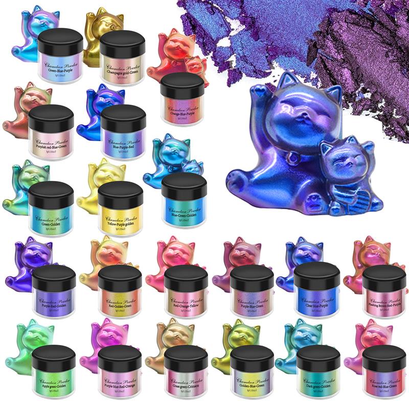 3g lustro kameleony żywicy Pig – Resin Pigment Set recenzja i cena