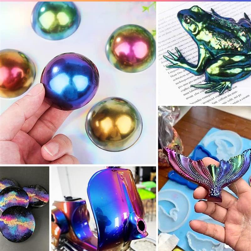 3g lustro kameleony żywicy Pig – Resin Pigment Set recenzja i cena