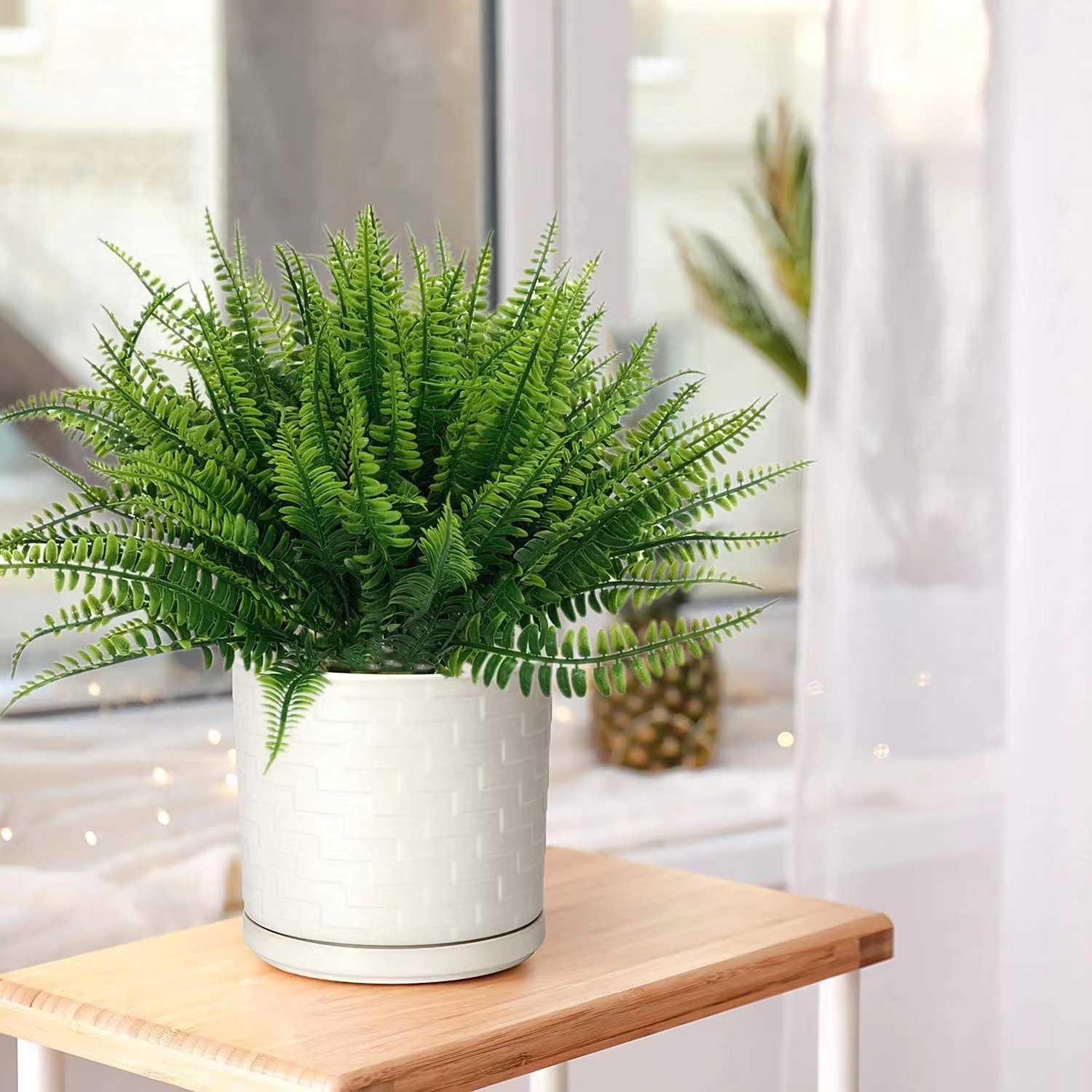 Sztuczne perskie paprocie kwia – Terrarium Moss Art recenzja i cena