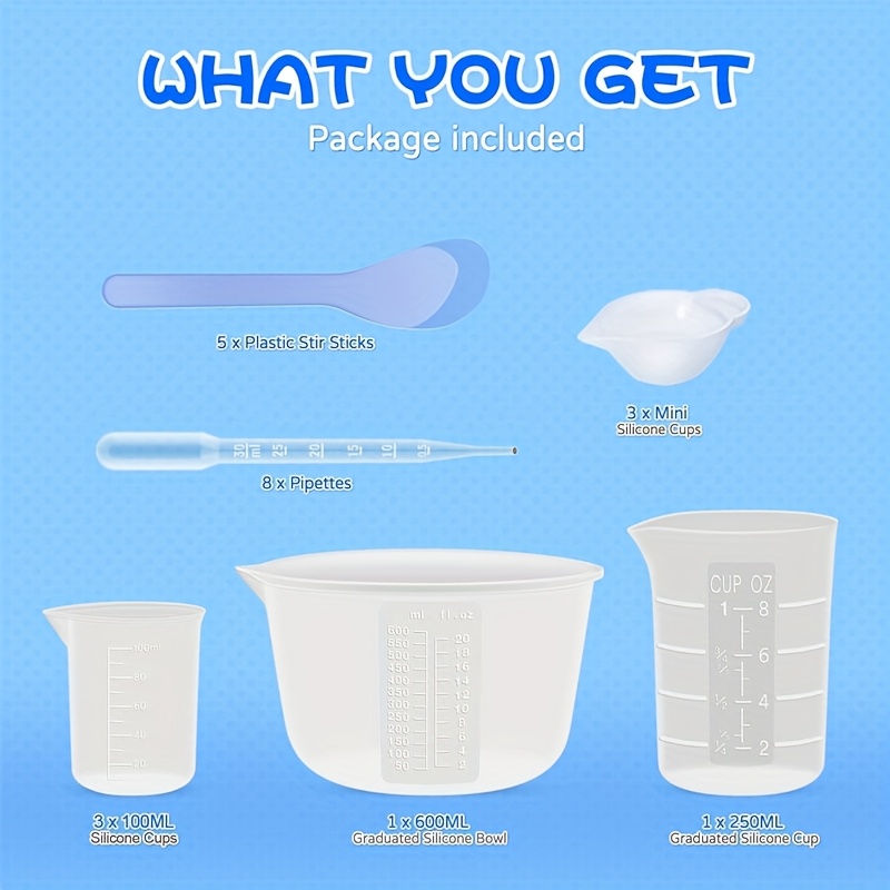 Silikonowe kubki do mieszania  – Mixing Cup Silicone recenzja i cena