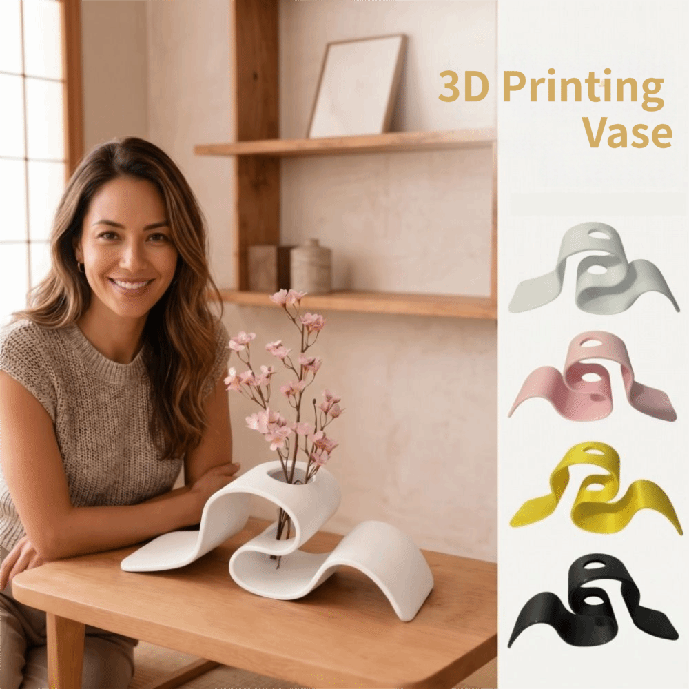 Elegancki wazon z nadrukiem 3D – Dried Flower Bulk recenzja i cena