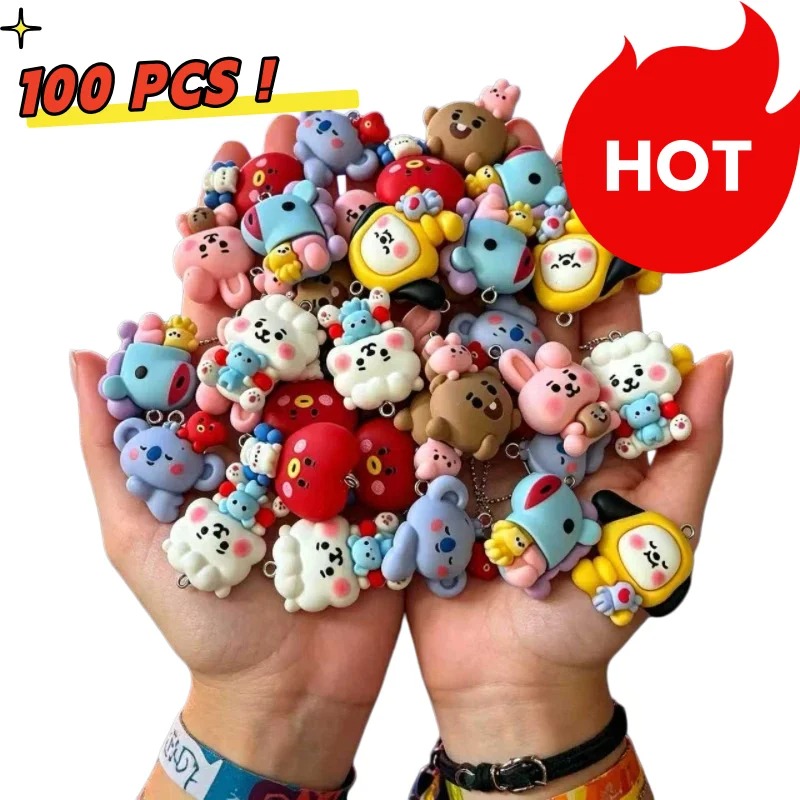 7 szt. BT21 Żywiczne Charmsy z – Resin Crafts recenzja i cena