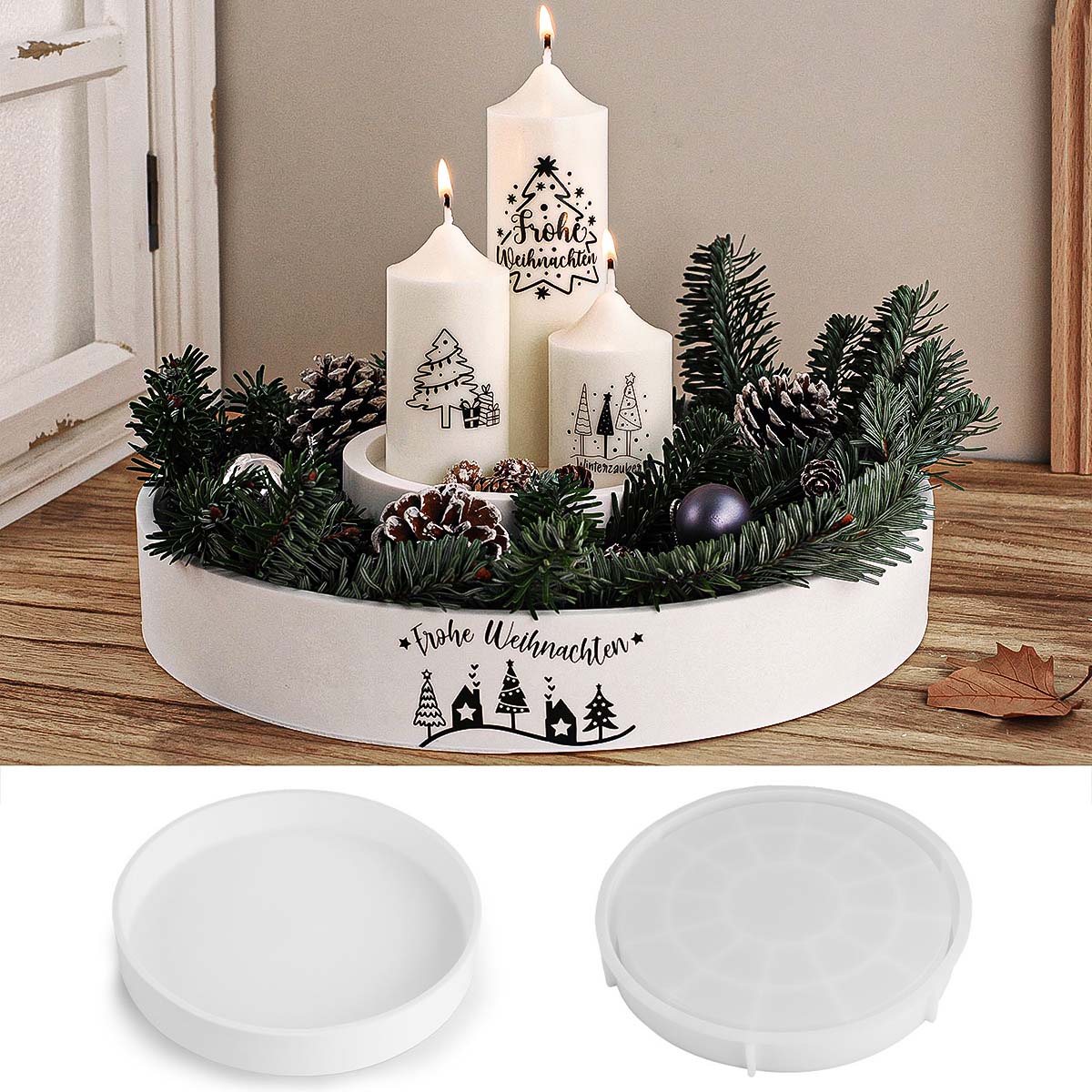 Forma silikonowa do betonu, ok – Coaster Mold Round recenzja i cena