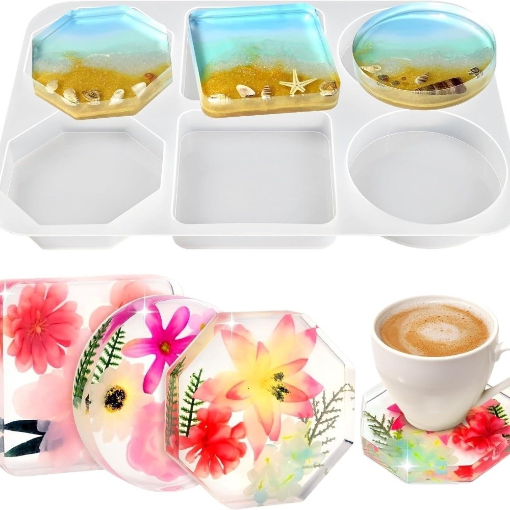 Formy silikonowe do kreatywnyc – Coaster Mold Round recenzja i cena
