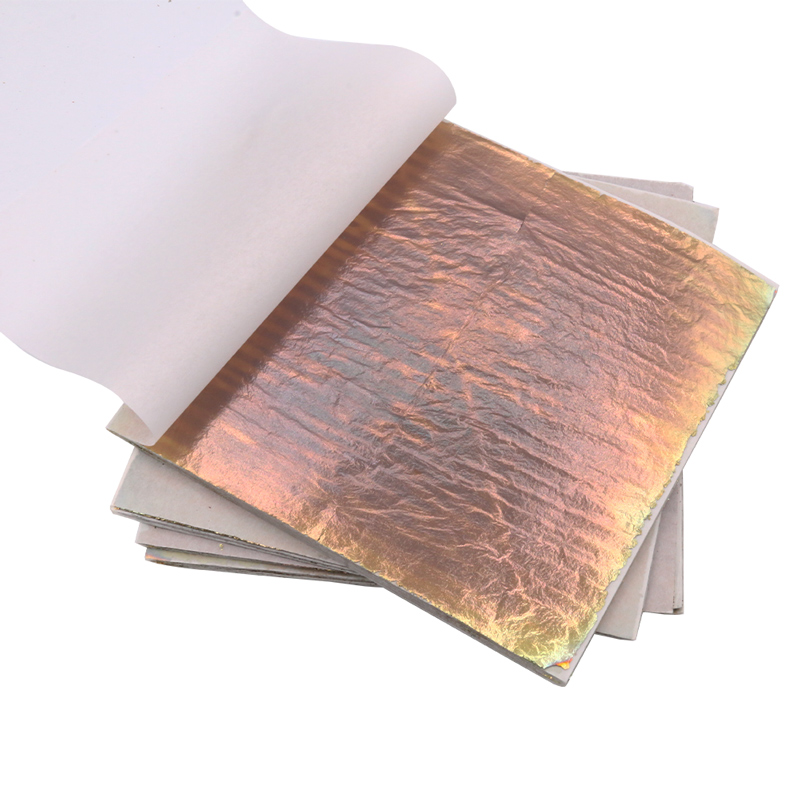 14x14cm Kolorowy arkusz imitac – Gold Foil Flakes recenzja i cena