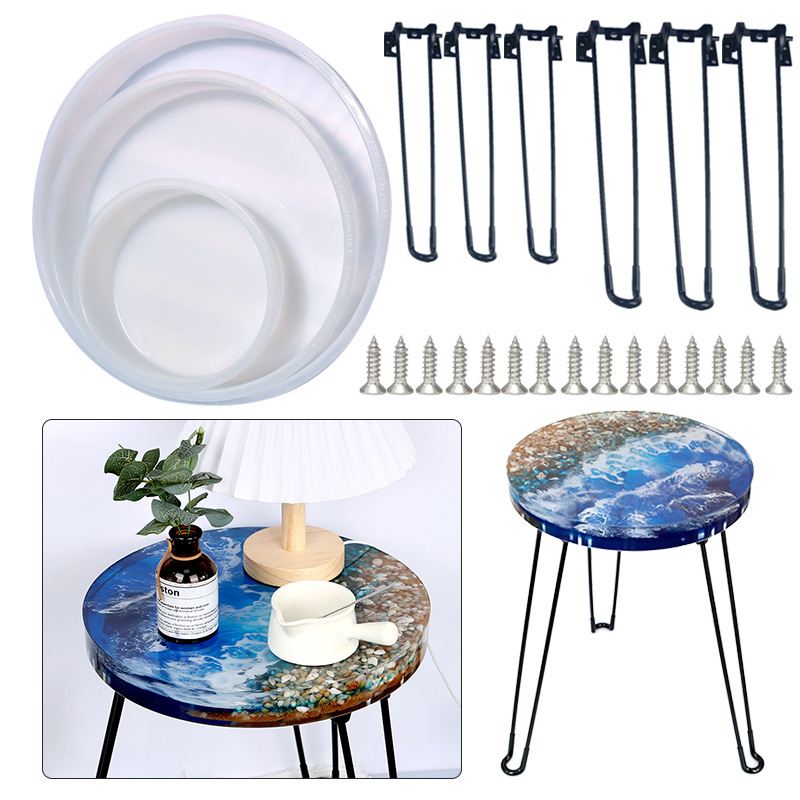 Forma silikonowa do żywicy UV, – Coaster Mold Round recenzja i cena