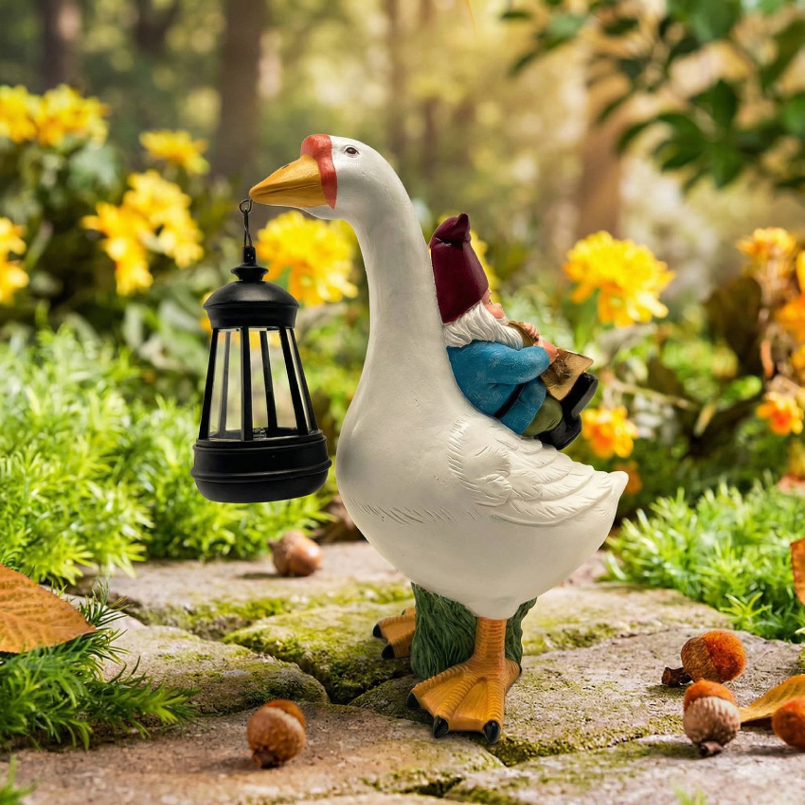 Figurka Gnoma na Gęsiej Krzyni – Resin Crafts recenzja i cena