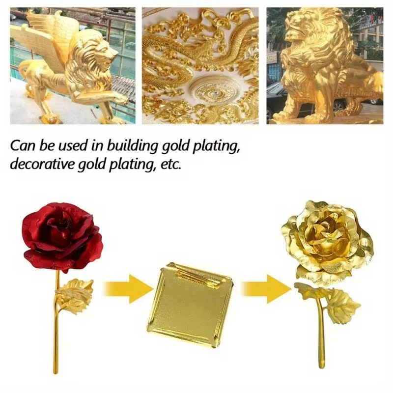 100 szt. Imitacja złota, srebr – Gold Foil Flakes recenzja i cena