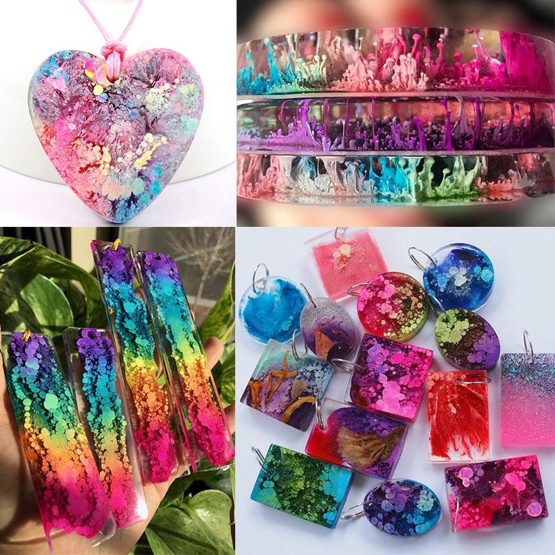 24 kolor 10ml Art Ink alkohol  – Resin Dye Alcohol recenzja i cena
