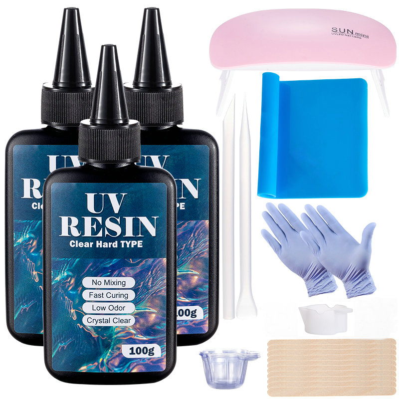 100g/250g Przezroczysta żywica – Epoxy Uv Resin Kit recenzja i cena