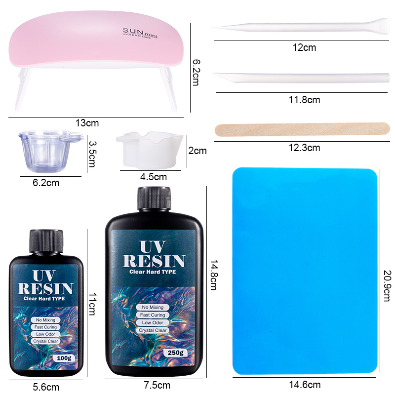 100g/250g Przezroczysta żywica – Epoxy Uv Resin Kit recenzja i cena