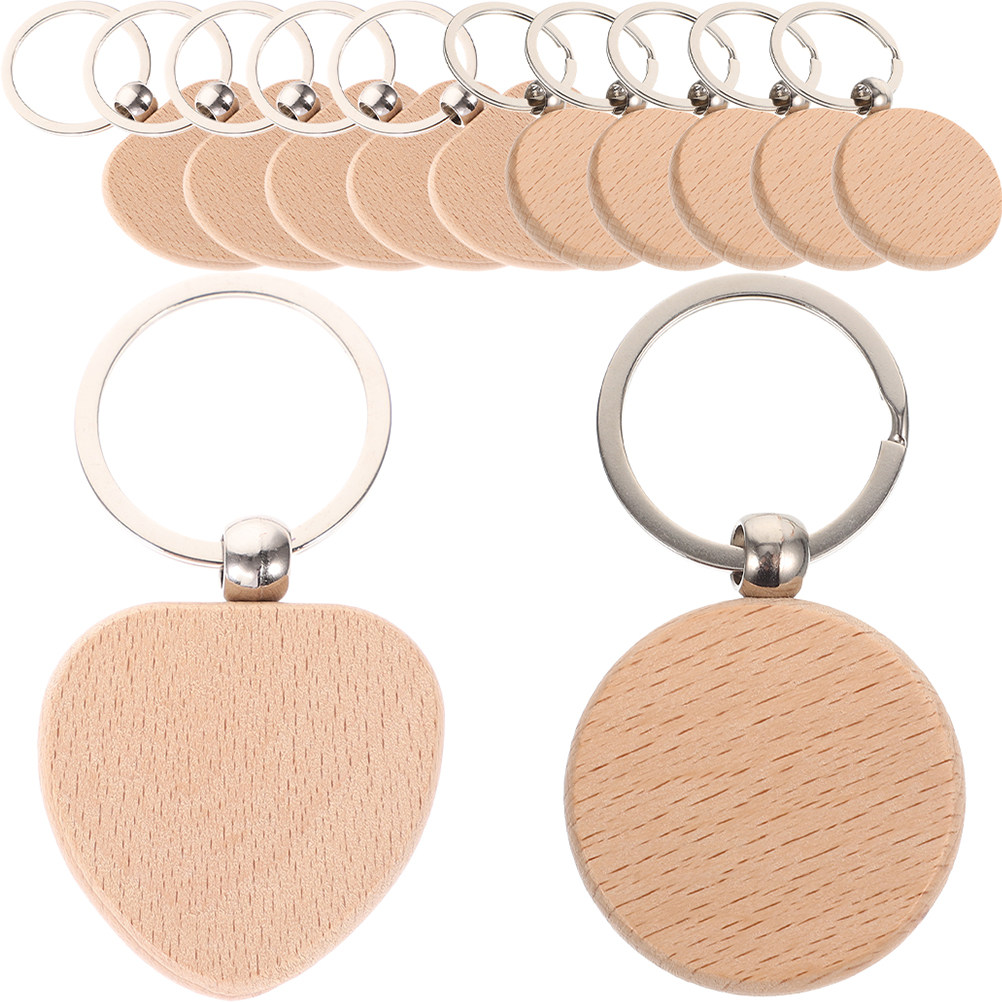 12 szt. Drewniane Breloczki do – Wood Ring Blank recenzja i cena