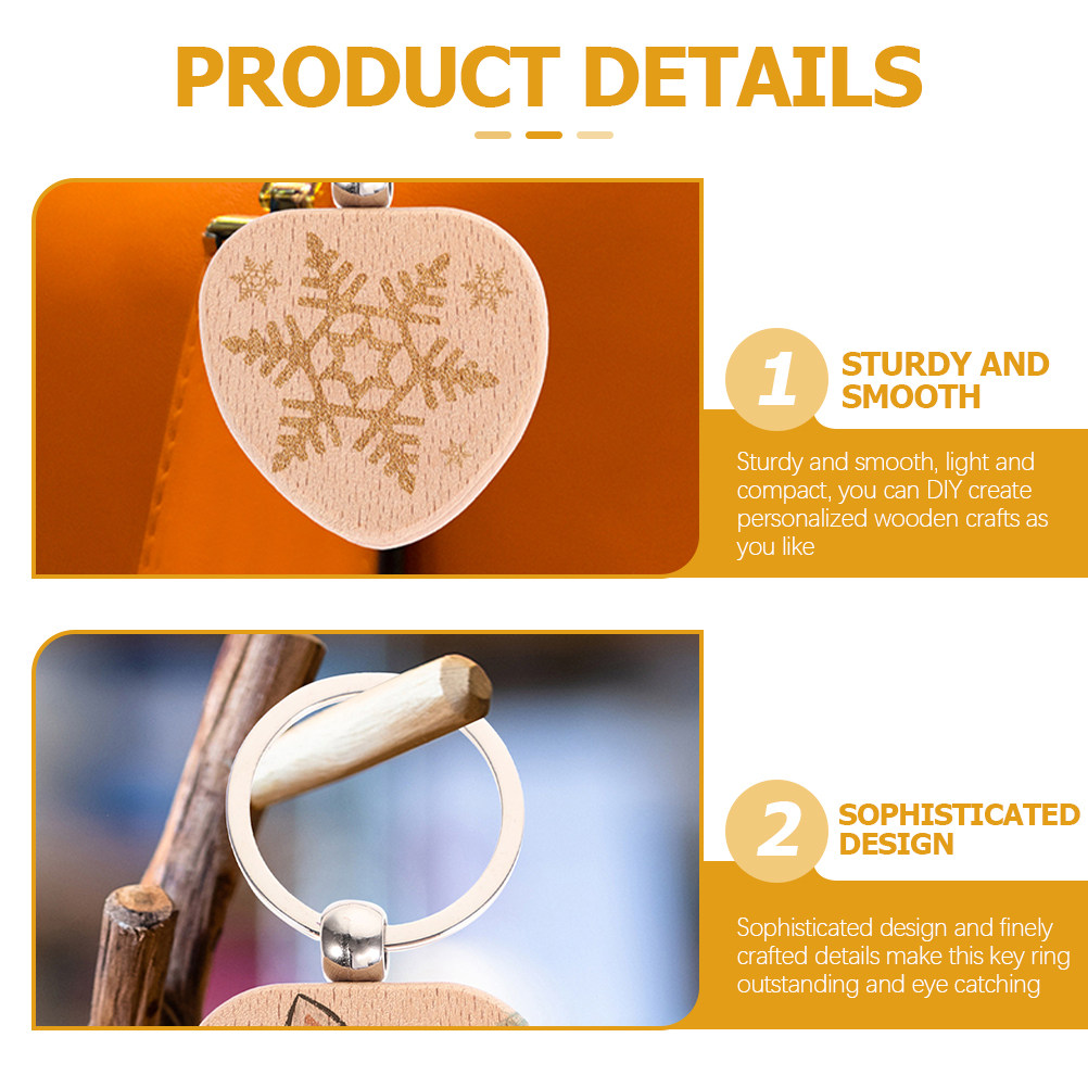 12 szt. Drewniane Breloczki do – Wood Ring Blank recenzja i cena